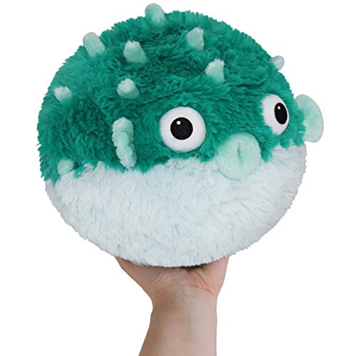 Squishable  Mini Teal Pufferfish  Aquatic Collection  7 in  Soft Toy Collectible Stuffed Animal - Image 1
