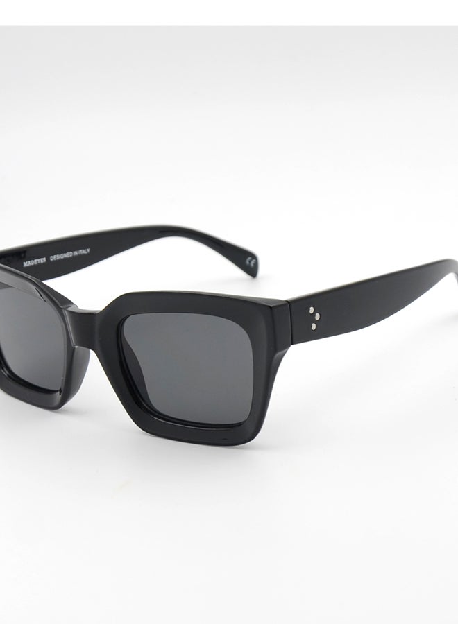 MADEYES نظارات شمسية للرجال حماية من الأشعة فوق البنفسجية EE24P089-2 - رخام أسود - Image 2