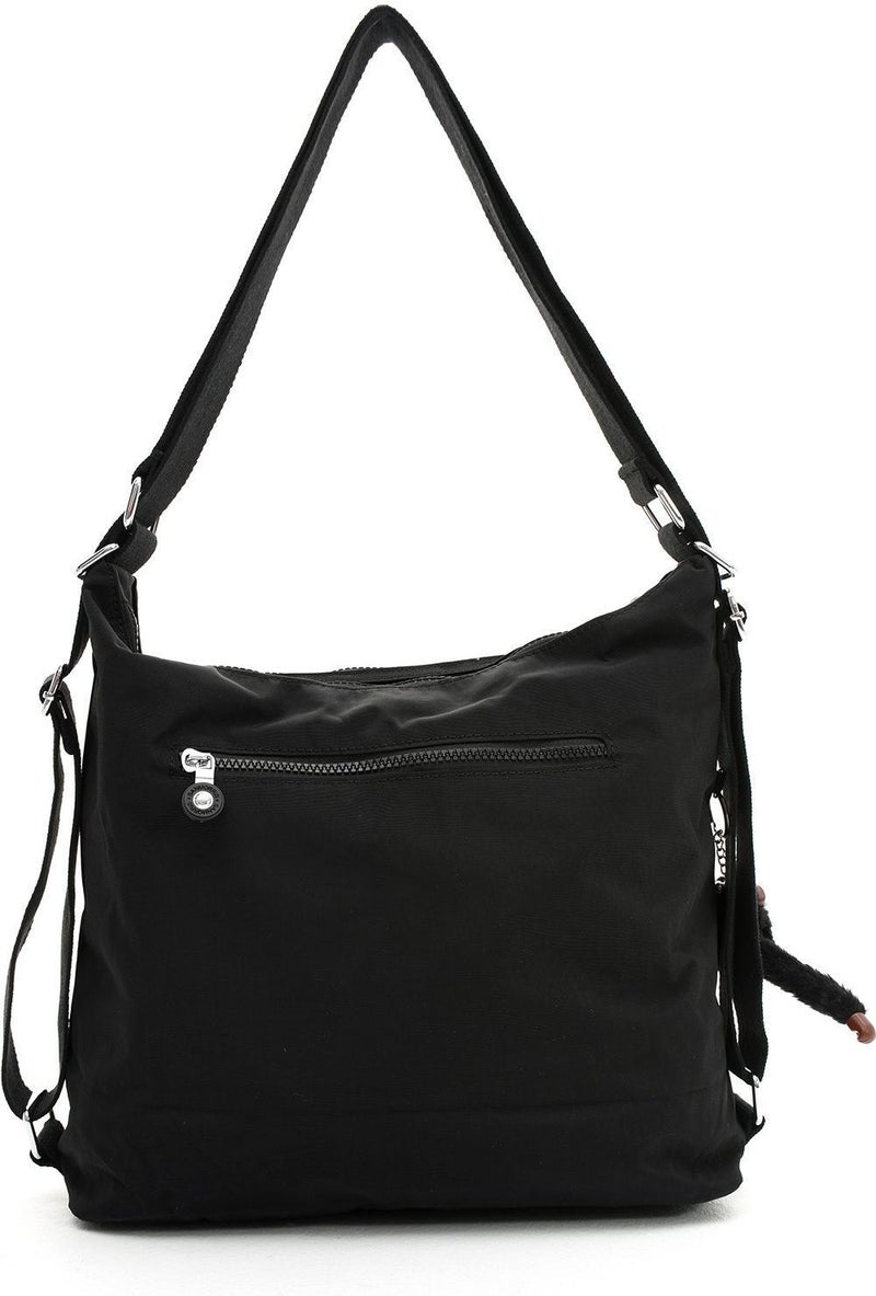 Sanmorris Women's Large Size Waterproof Parachute Fabric Cross Strap Shoulder and Backpack with Compartments - Image 5