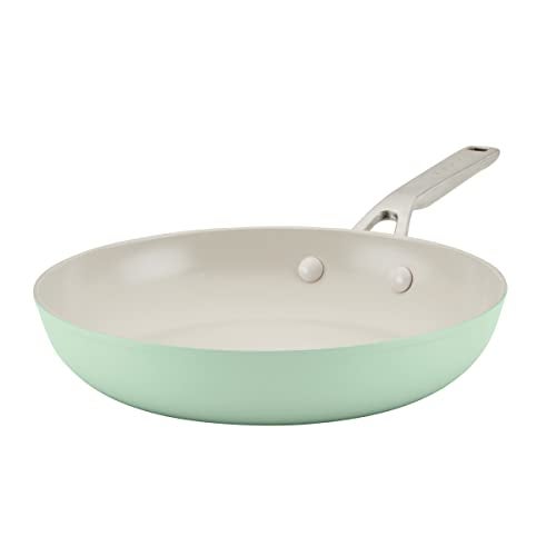 KitchenAid Hard Anodized Ceramic Nonstick Frying PanSkillet 10 Inch Pistachio - Image 1
