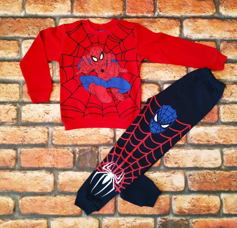 Mikro Micro Spiderman Printed Pajama Set 