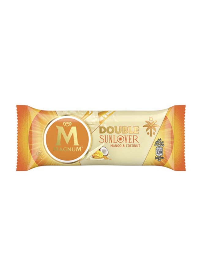 Magnum - Double Sunlover White Chocolate Mango And Coconut Ice Cream Stick 85ml - Image 1