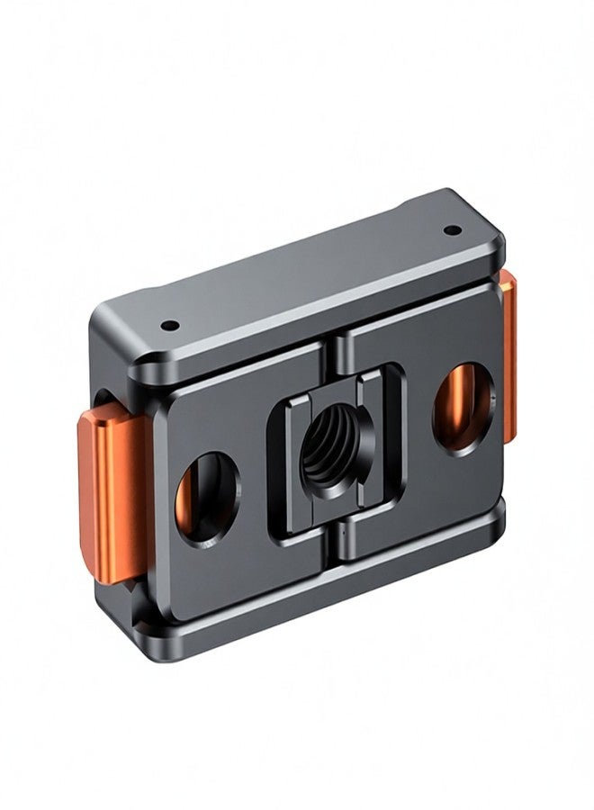 في ار اي جي حامل VRIG AC07 الرياضي سريع الفك، محول مغناطيسي، مصنوع من سبائك الألومنيوم، مزود بلوحة تثبيت سريعة الفك ببرغي 1/4 بوصة، متوافق مع كاميرات Insta360 Ace/Ace Pro/ONE X3/ONE X2/GoPro Hero 12 Pro - Image 3