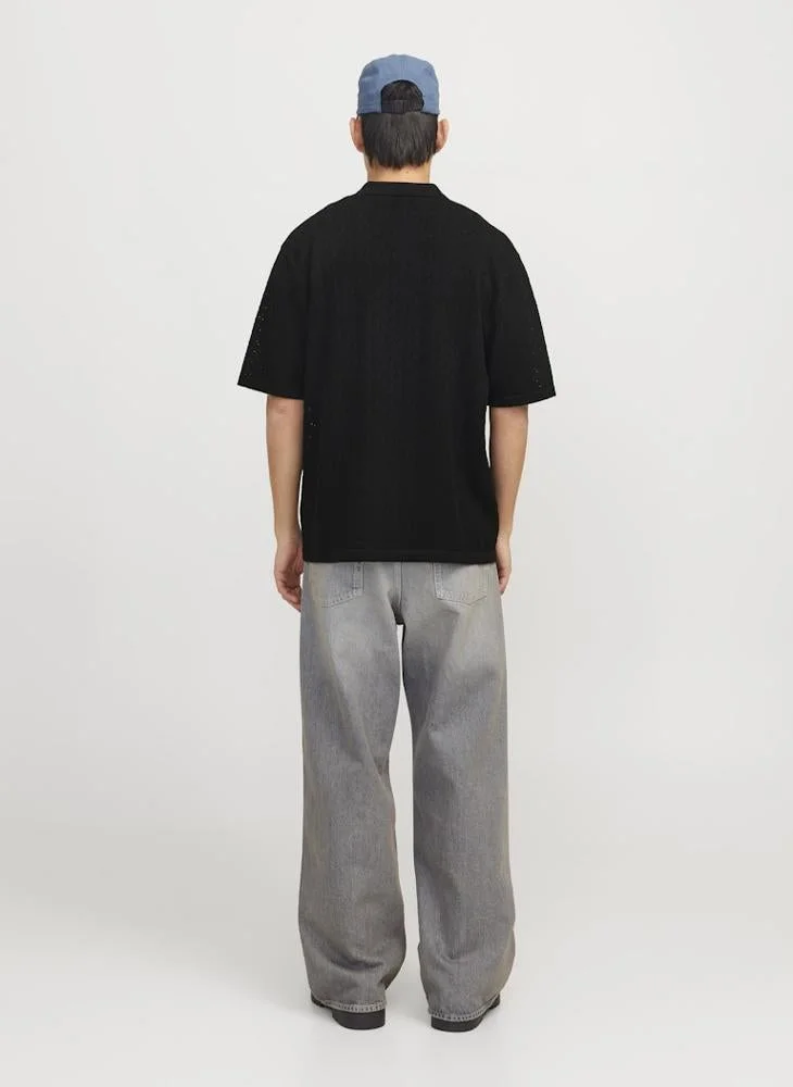 JACK & JONES  Casual Knitted Polo for Men | Best Price UAE