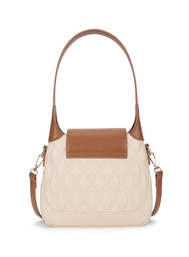 Fastrack Carry Curve Satchel Faux-Leather Women’s Handbag | Quilted Design with Dual Carry Options & Roomy Main Compartment - Image 5