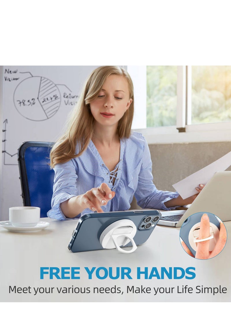 Y&D Continuity Camera Mount for MacBook Laptops/iPhone 12 13 & 14 Series Compatible with Mag safe iPhone Webcam iOS 16 macOS Ventura Desk View Avaliable Includes Magnetic Metal Ring - Image 4