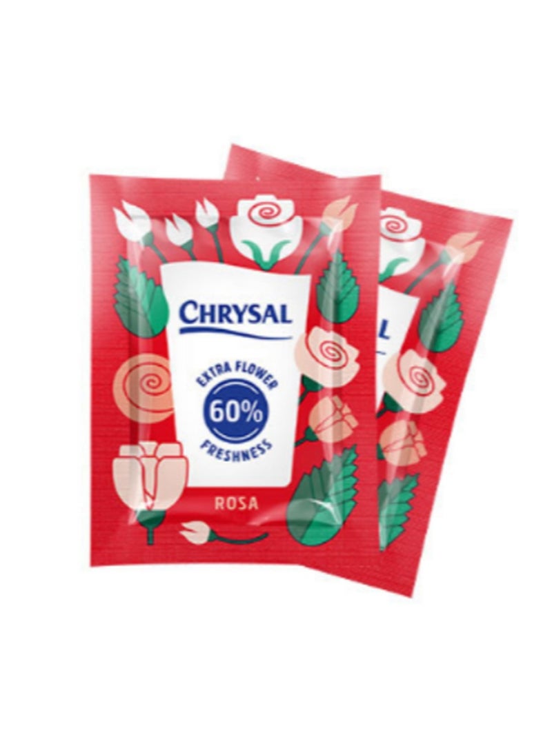 كريسال محلول مغذي للورد، عبوات طعام شفافة للزهور لتنسيق الزهور والباقات، مستلزمات تنسيق الزهور الطازجة، مادة حافظة للزهور ومحلول مغذي لإطالة عمر الزهور (5 جرام، 10 عبوات) - Image 2