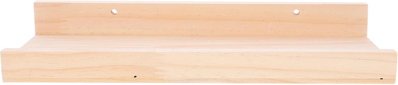 Garneck Floating Wall Shelf 30x15 Inch Rustic Wood Wall-Mounted Shelf with Invisible Bracket for Bedroom Kitchen Living Room Storage and Decorative Display - Image 1