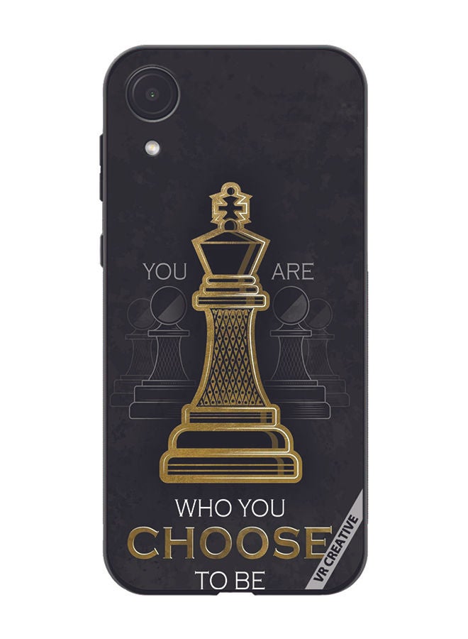 VR CREATIVE Protective Case Cover For Samsung Galaxy A03 Core You Are Who You Choose To Be Design Multicolour - Image 1