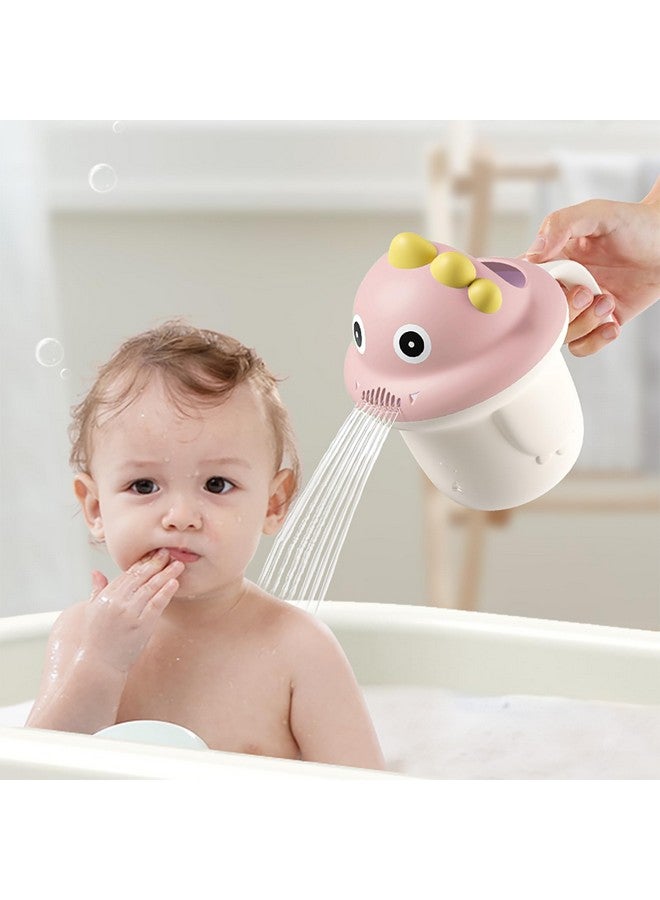 Hiprecky Rinse Shampoo Rinser Baby Rinse Cup Baby Bath Rinser Wash Hair Cup by Protecting Infant Eyes (Pink) - Image 1
