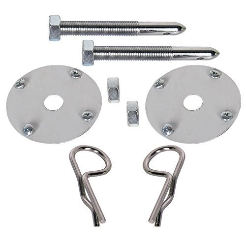 CarBole Chrome Plate Steel Hood Pin Clip Kit (18 Pcs) - Image 3