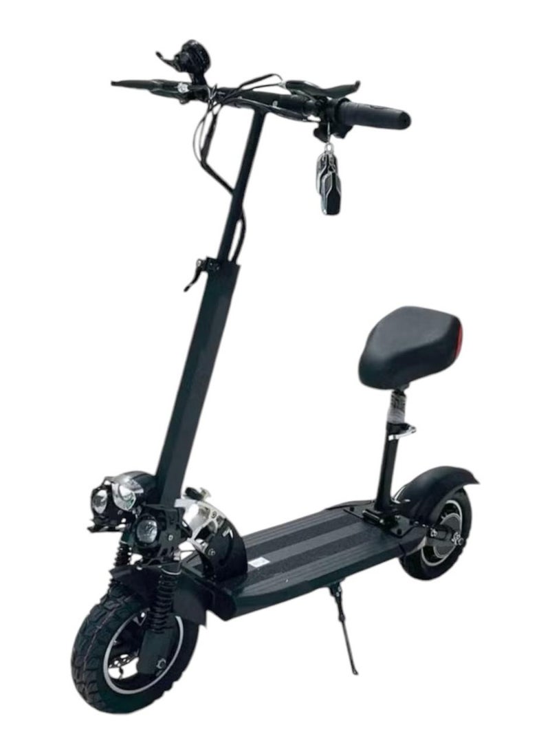 Winner Sky Electric Scooter E10 3 Lights Upgraded Version 65KM Battery 48V 13AH Motor 1200W Extra Smooth Black  - Image 1