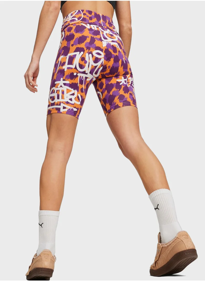 PUMA 7'' X-Girl Aop Short Tights