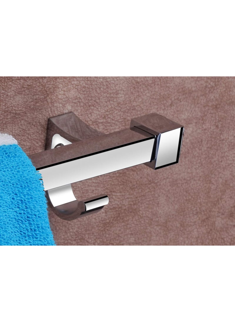 iSTAR iSTAR Stainless Steel Towel Rod/Towel Rack for Bathroom/Towel Bar/Hanger/Stand/Bathroom Accessories (24 Inch - Chrome Finish) - Pack of 1  - Image 4