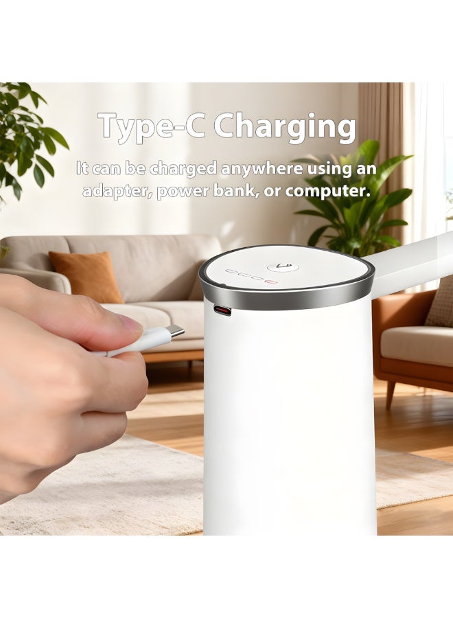 Electric Water Bottle Pump,Long Battery Life,Usb Charging,Automatic Drinking Water Pump Portable Water Dispenser Foldable,Applicable To Home/Office/Outdoor Travel (White) - Image 2