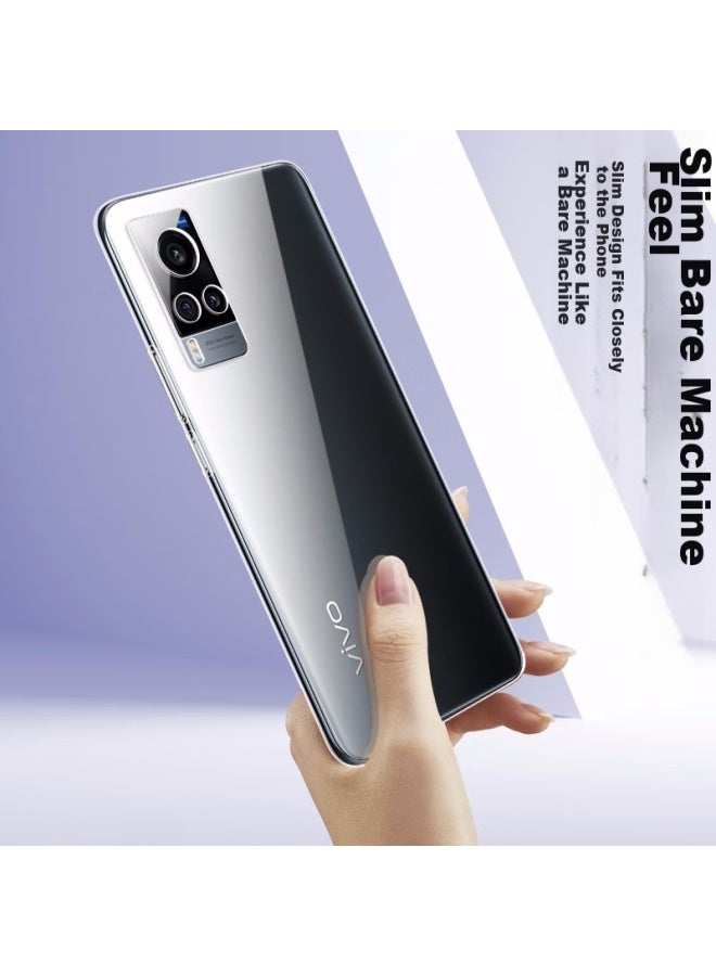 Kmaxai Phone Case For Vivo X60, New Upgraded Full Lens Protection Anti-scratch Anti-drop Tpu Crystal Clear Soft Shell, Transparent - Image 4