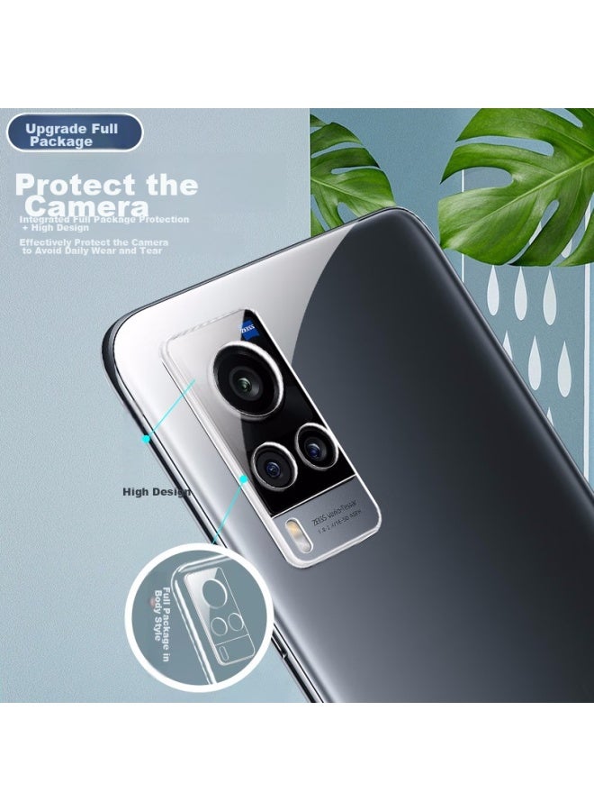 Kmaxai Phone Case For Vivo X60, New Upgraded Full Lens Protection Anti-scratch Anti-drop Tpu Crystal Clear Soft Shell, Transparent - Image 3