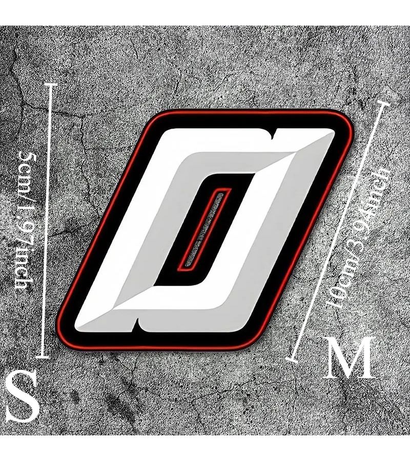 Racing Number 4 Stickers Waterproof Vinyl Decals for Car Motorcycle 2 Pack - Image 2