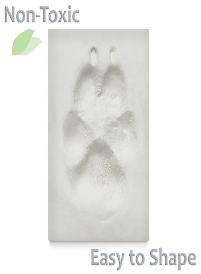NaFurAhi إطار تذكاري لبصمة مخلب حيوانك الأليف من Better World Pets مع صورة، يتسع لصورة مقاس 4 × 6 بوصة أو 5 × 7 بوصة - طقم بصمة طيني تذكاري - للكلاب والقطط - مثالي لمحبي الحيوانات الأليفة - مفصلي للمكتب، بني - Image 4