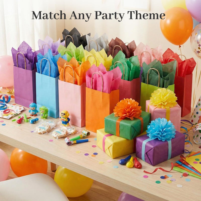 Koogel 320 Sheets Tissue Paper, 40 Colors Gift Tissue Paper for Gift Bags 14x10 Inch for Crafts DIY Project Wedding Birthday Party Favors - Image 3