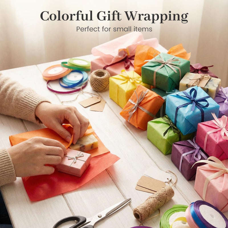 Koogel 320 Sheets Tissue Paper, 40 Colors Gift Tissue Paper for Gift Bags 14x10 Inch for Crafts DIY Project Wedding Birthday Party Favors - Image 5