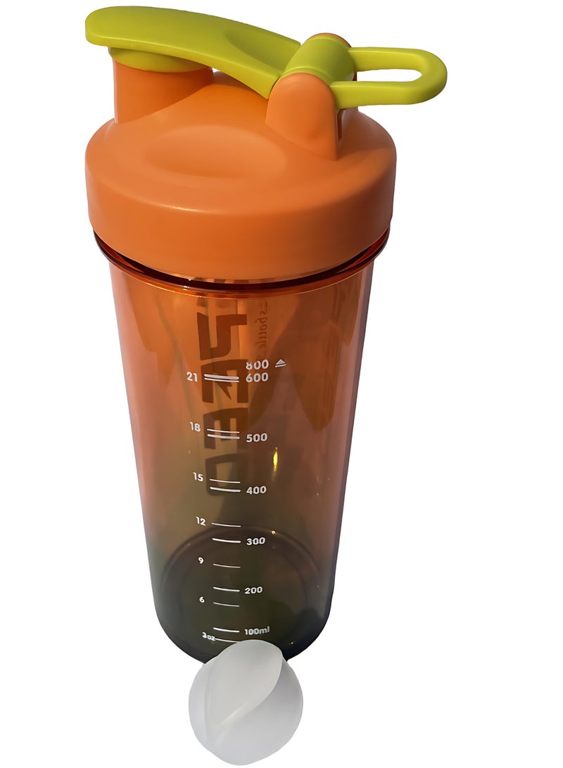 DAKEEN 2-Pack 800ml Protein Shaker Bottles – BPA-Free, Leak-Proof Mixer Cups for Smoothies & Shakes, Ideal as Protein Bottle Blender Cocktail Shaker Cup for Gym Fitness Home Pre Workout Male and Female - Image 3