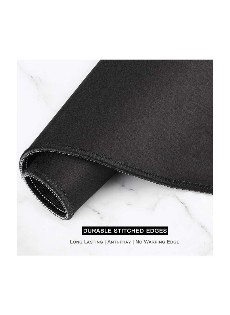 SYOSI - Large Mouse Pad Full Desk XXL Extended Gaming Mouse Pad 35In X 15In Waterproof Desk Mat with Stitched Edge Non Slip Laptop Computer Keyboard Mousepad for Office Home Cat Paws Design - Image 1