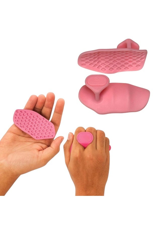 سبورت كيو قفازات رفع الاثقال للرجال والنساء من سبورت كيو®️ - مقابض سيليكون مضادة للانزلاق لحماية اليد من التقرحات والبثور – جريب باد لرفع الأثقال مريح وخفيف للاستخدام في الجيم - Image 1