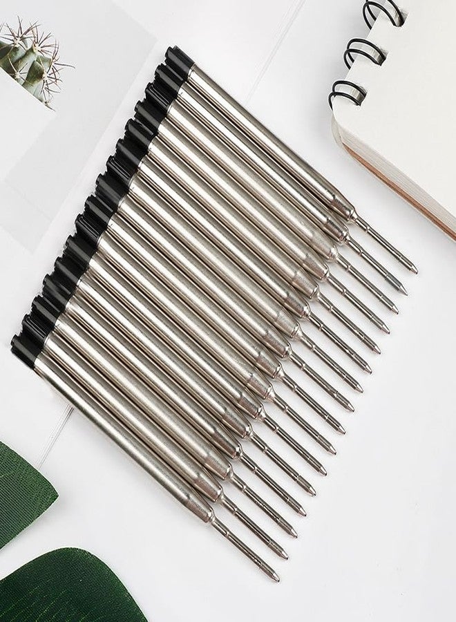 LESHOW 30-Pack Ballpoint Ink Pen Refills 3.9 Inch for Click Pens 1mm Medium Tip Compatible with Parker Pen Refill Black Ink - Image 5