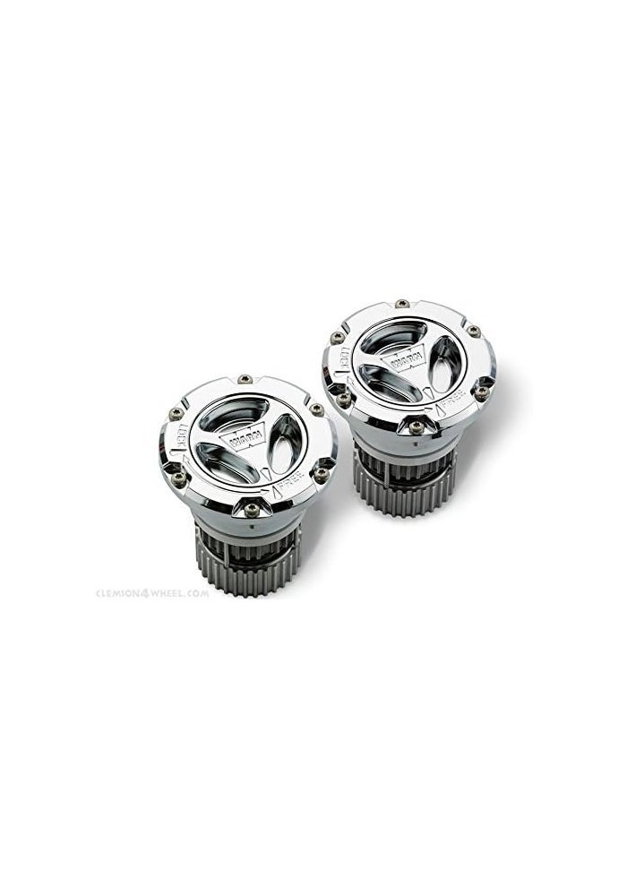 WARN 95070 Premium Manual Locking Hub with Zinc Aluminum Alloy Dial, Dual Seals and 35 Splines, Chrome, 1 Pair - Image 3