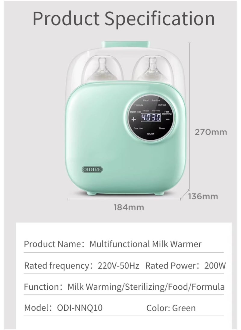 Oidire Electric Travel Portable Best Bottle Warmer For Breastmilk baby bottle warmer Dry Burn Protection