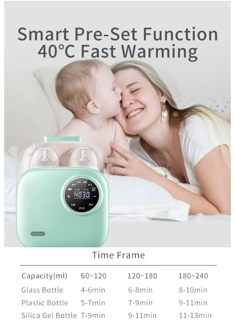 Oidire Electric Travel Portable Best Bottle Warmer For Breastmilk baby bottle warmer Dry Burn Protection