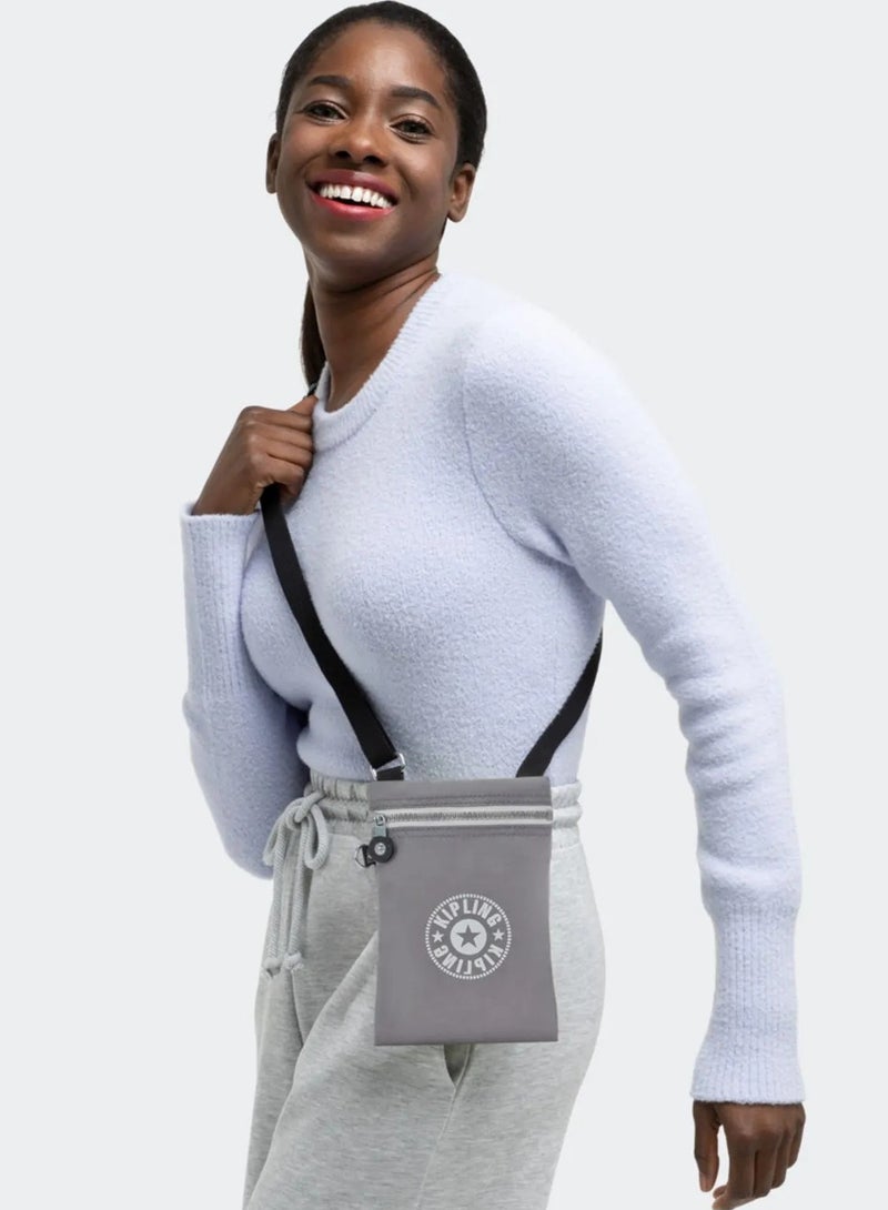 kipling Afia Lite Female Phone Bag - Inviting Grey C - Image 4