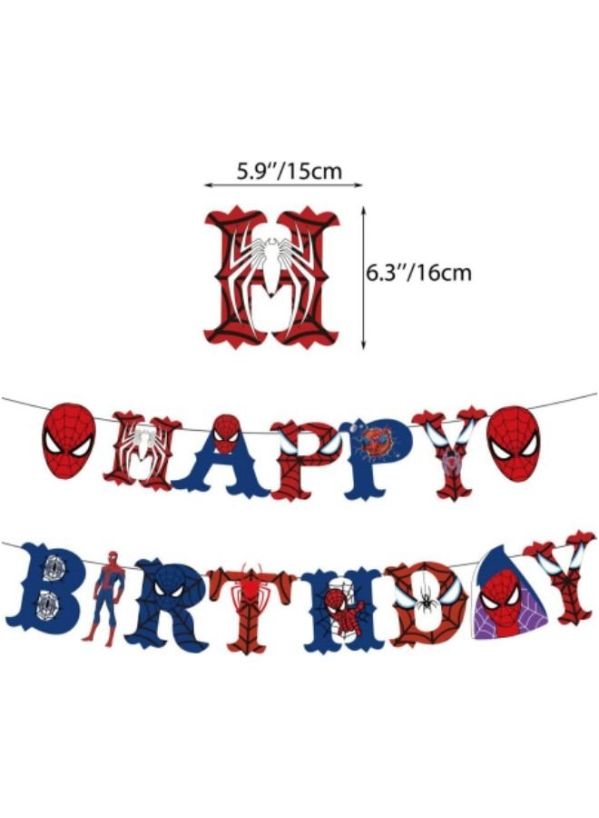 GGEROU Birthday Decorations Happy Party Balloons Banner Supplies for Boys Men Kids Happy Birthday Balloons for Party Decor Suit For Baby Shower Kids Boys Birthday Party Decorations - Image 4