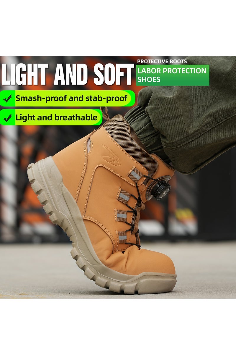 Safety boots, lightweight waterproof work boots for men and women, steel toe safety boots, non-slip work boots - Image 5