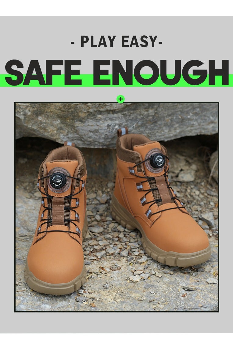 Safety boots, lightweight waterproof work boots for men and women, steel toe safety boots, non-slip work boots - Image 1