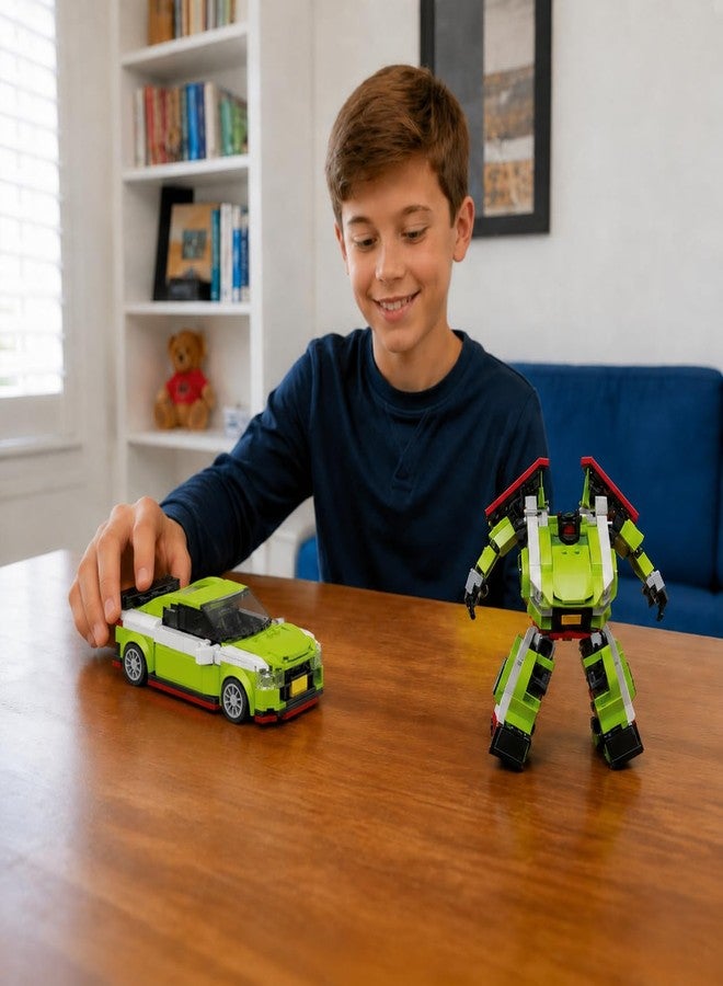 COGO 2-in-1 Transforming Sports Car & Mech Building Block Toy 384PCS Boys Age 6+ - Image 3