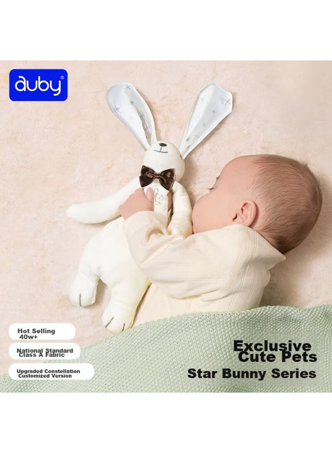 Auby Baby And Toddler Toy, Constellation Little Rabbit Comfort Blanket, Baby Sleep Aid, Newborn Plush Hand Puppet, Full Moon Gift - Image 2