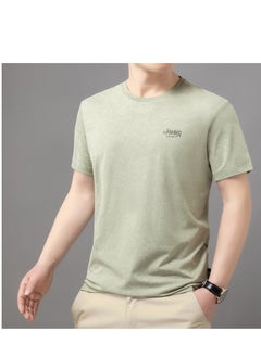 Jeep Men's  Short Sleeved T-shirt Round Neck Pullover Sweatshirt Simple Running Top  - Image 2
