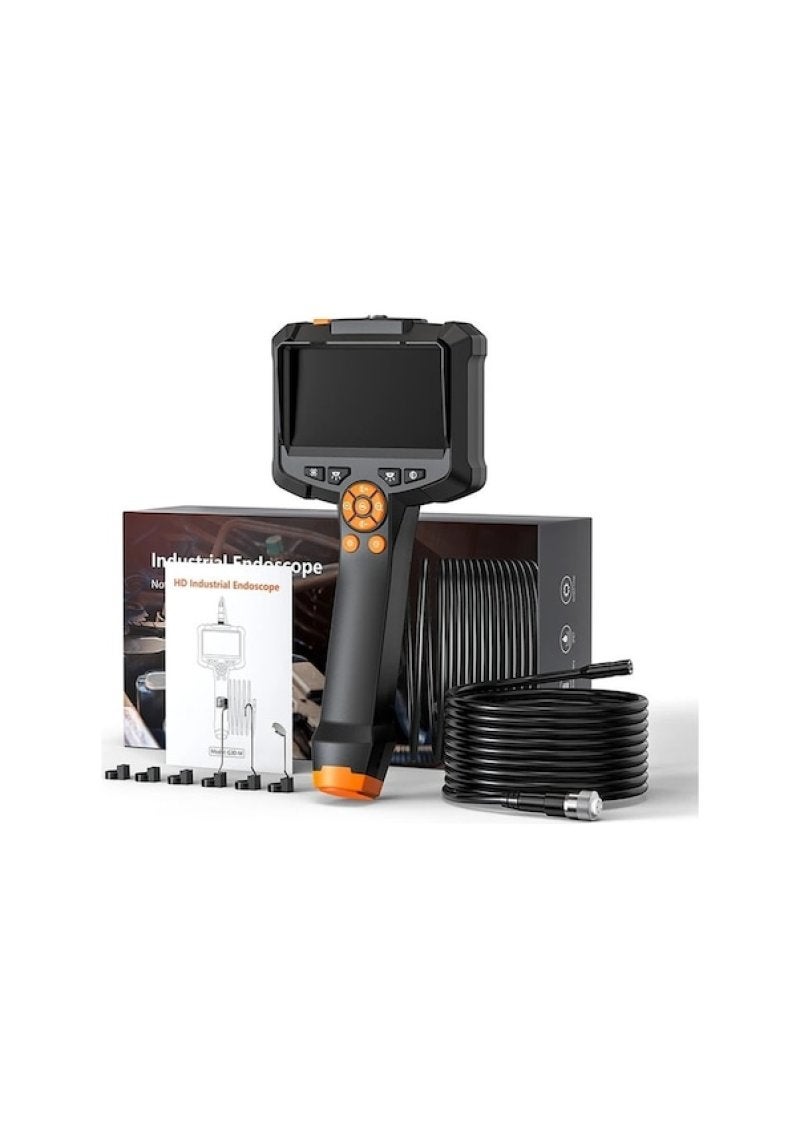4.3 inch high definition G30M digital handheld industrial endoscope 8.0mm lens pipe camera, handheld industrial endoscope - Image 1