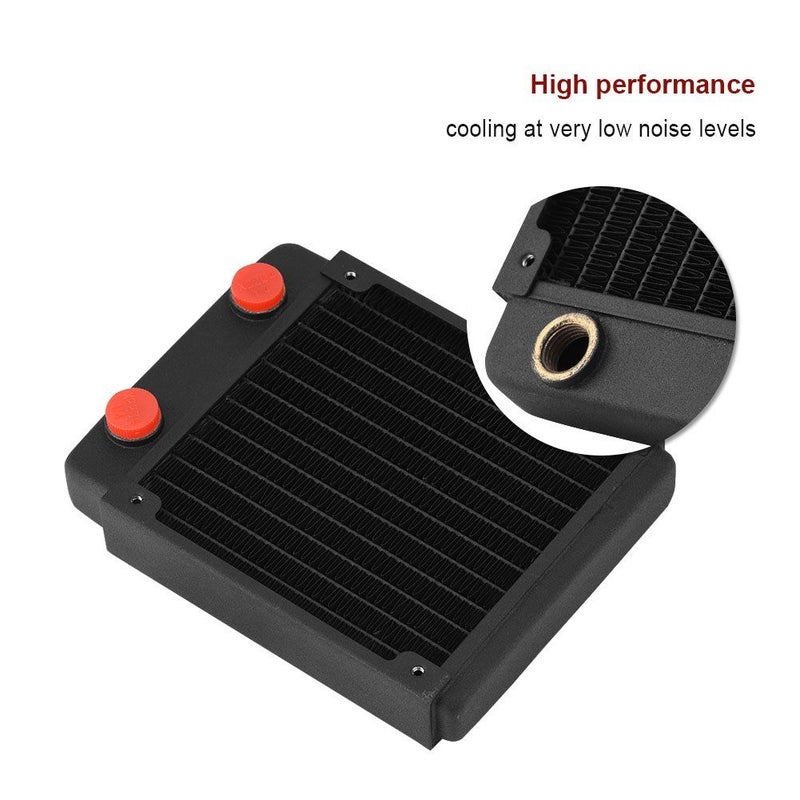 120mm Copper Water Cooling Radiator Computer Liquid Heat Exchanger Heat Sink - Image 4