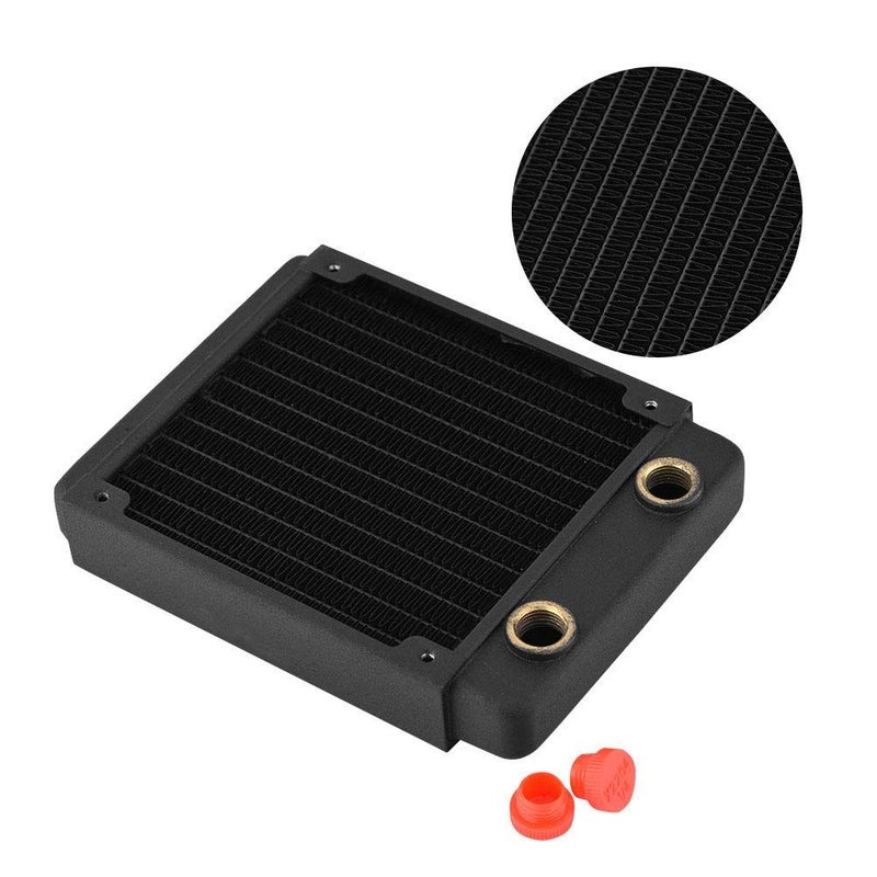 120mm Copper Water Cooling Radiator Computer Liquid Heat Exchanger Heat Sink - Image 3