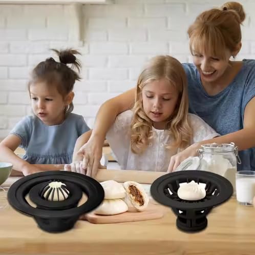 GLOWICK Dumpling Maker Momo Machine Flower Shaped Dumpling Maker Dough Press Tool Kitchen Gadget Baozi Maker Machine for Home 1Pcs - Image 5