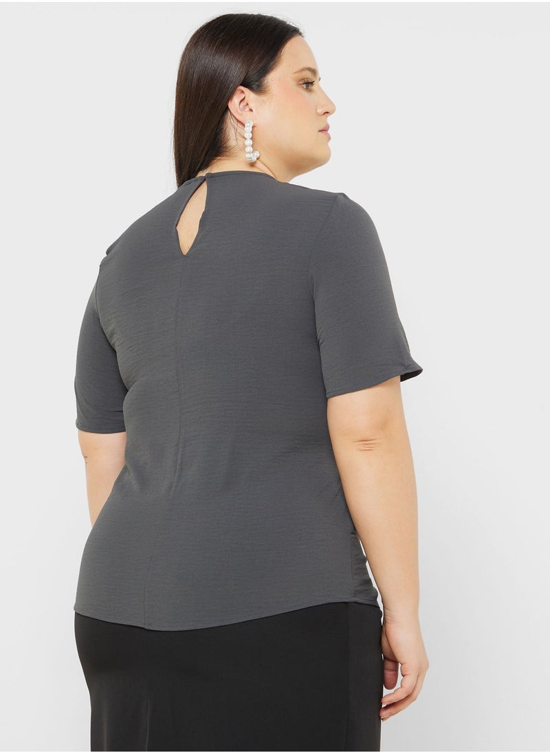 Vero Moda Curve Cut Out Knitted Top  - Image 2