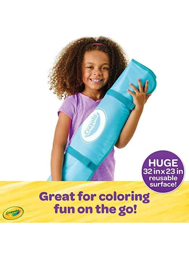 كرايولا مجموعة تلوين ومسح حصيرة السفر هدية للأطفال من سن 3 4 5 6 - Image 3