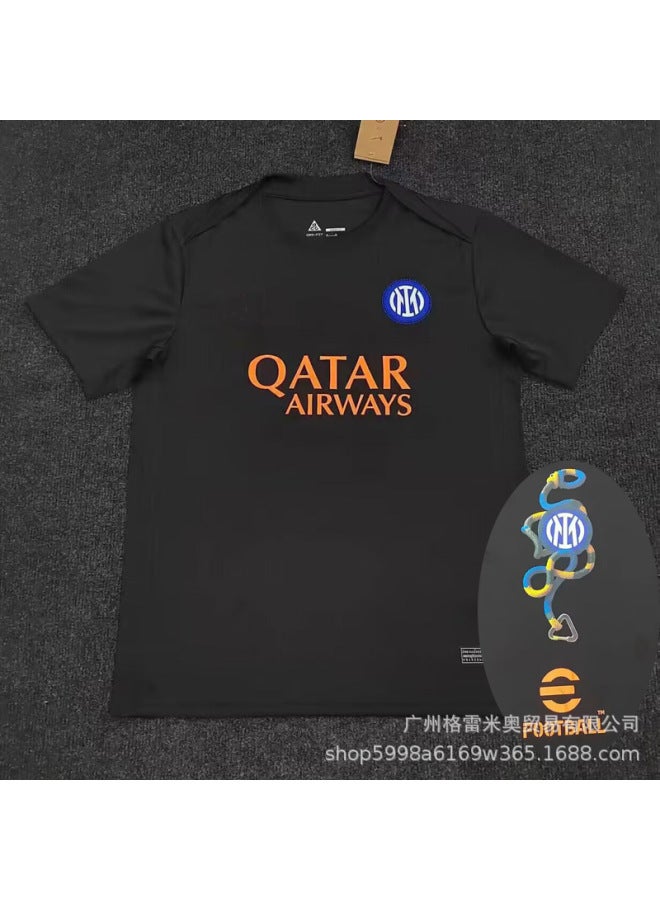 26-27 Inter Milan Training Uniform Black Football Jersey - Image 1