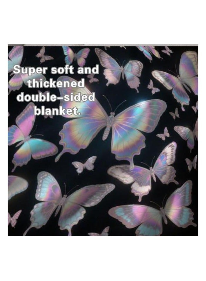 general Flannel thin blanket (warm and comfortable, suitable for sleep, gaming, dust removal and sandproof) 150cm*200cm - 403 - Image 1