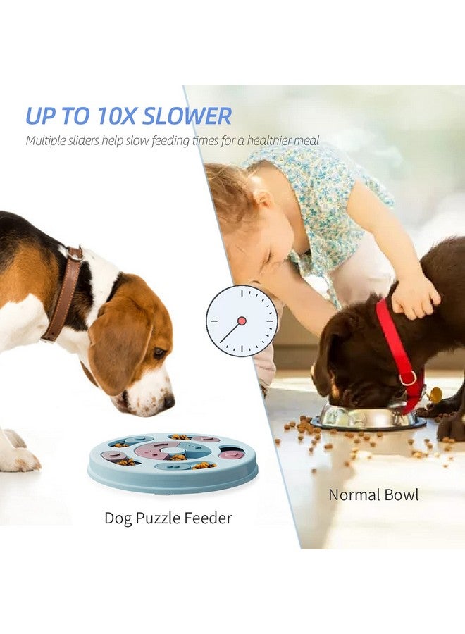 موزعات حلوى بلاستيكية متينة على شكل دائري، ألعاب تفاعلية للكلاب مثالية للتدريب والتغذية وألعاب الذكاء وإثراء العقل للكلاب والجراء (قد يختلف اللون) - Image 4