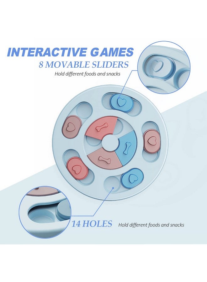 موزعات حلوى بلاستيكية متينة على شكل دائري، ألعاب تفاعلية للكلاب مثالية للتدريب والتغذية وألعاب الذكاء وإثراء العقل للكلاب والجراء (قد يختلف اللون) - Image 2