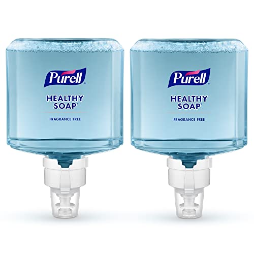 PURELL Brand HEALTHY SOAP Foam Fresh Scent 1200 mL Refill for PURELL ES8 Automatic Soap Dispenser Pack of 2 777702 Manufactured by GOJO Inc - Image 1